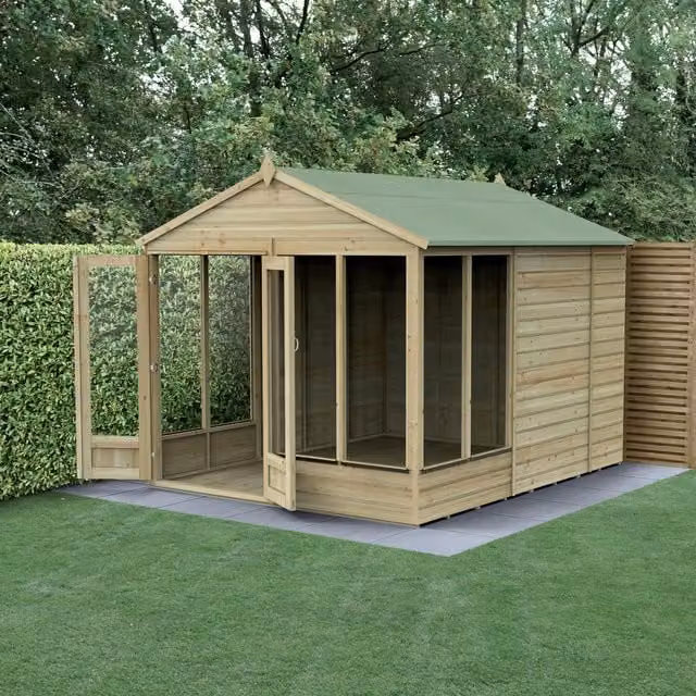 Beckwood Apex Classic Wood Summerhouse in Brown