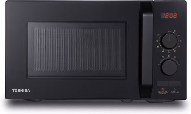 Living Star Solo Countertop Microwave with Automatic Programs, Black