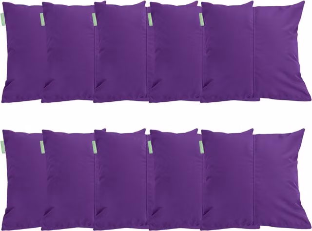 Gardenista Purple Square Garden Scatter Cushion, W/D/H: 45.72 x 45.72 x 45.72 cm