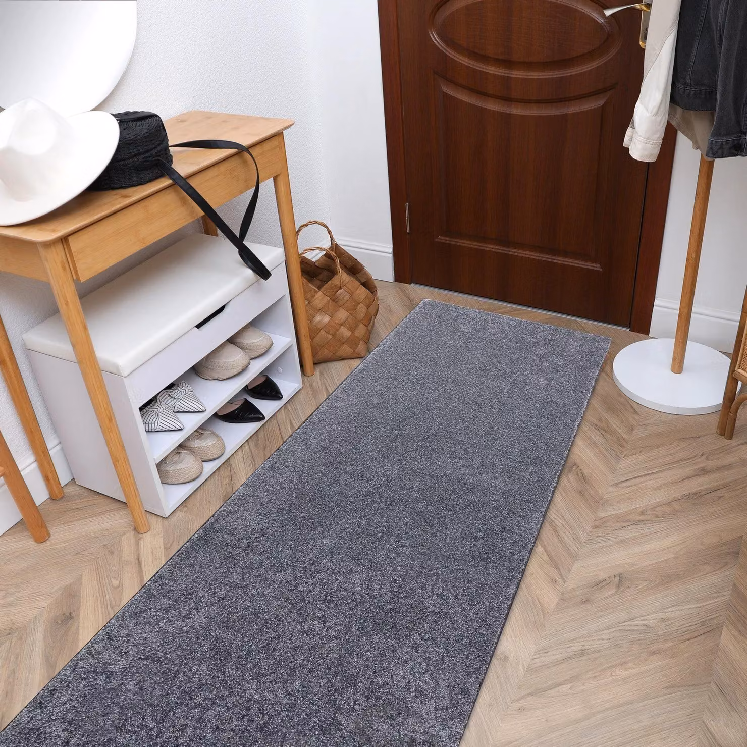 RugsX Santa Fe Runner in Grey, W/L: 110 x 330 cm – 4