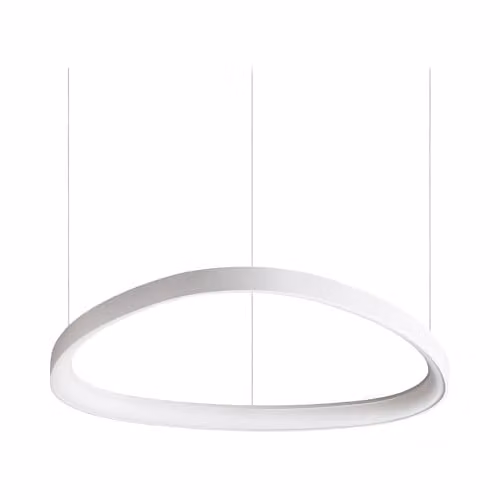 Netlighting Gemini LED Decorative Suspended Pendant Light in White, 3000K Warm White – 1