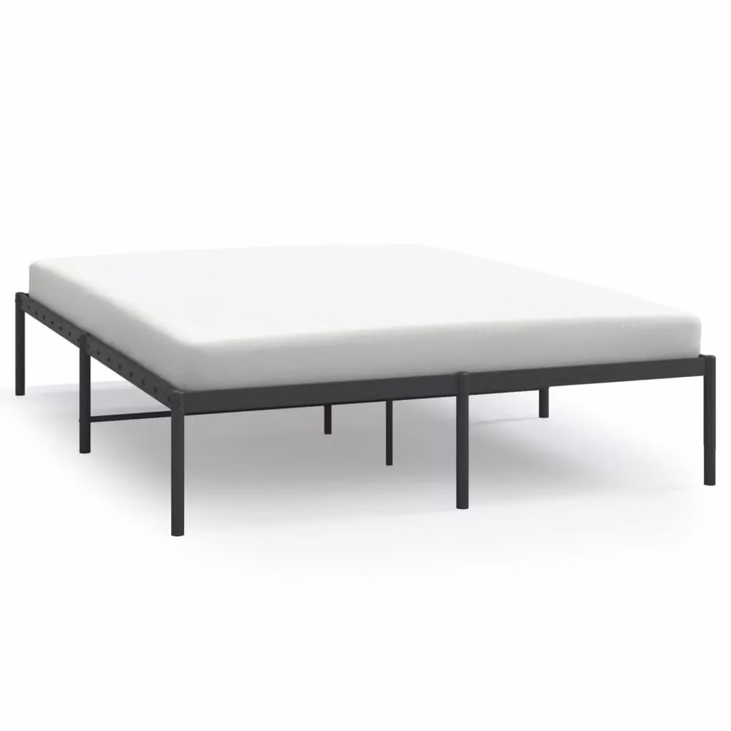 Berkfield Home Metal Bed Frame, Black, W: 140 cm, L: 200 cm – 2