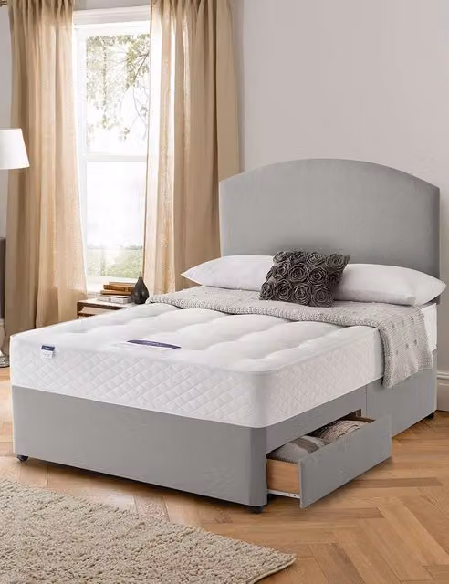 Silentnight Comfort Miracoil Extra Firm Bonnell Spring Mattress, White, W: 180 cm, D: 200 cm