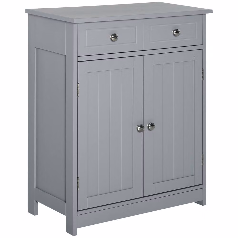 Wyld Haus Letare Freestanding Bathroom Storage Cabinet, Grey, H 75 x W 60 x D 30 cm – 2