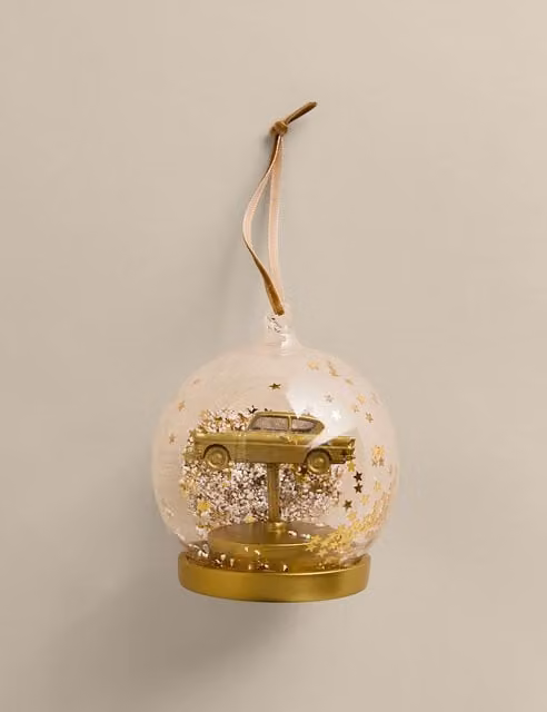 M&S Gold Harry Potter Hanging Car Decoration Glass Pendant