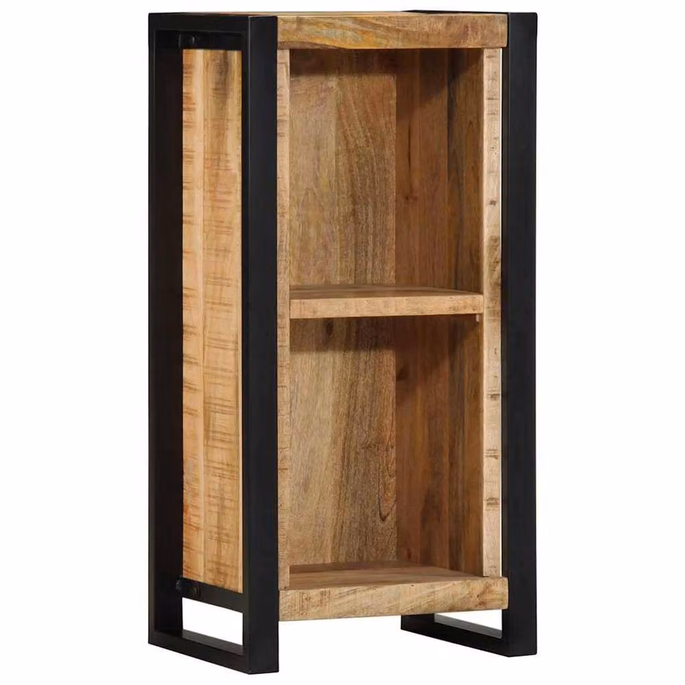 Berkfield Home Bedside Cabinet in Brown Solid Mango Wood, W/D/H: 40 x 30 x 80 cm – 2