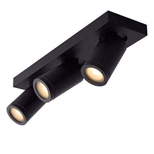 Lucide Taylor Dimmable and Adjustable LED Ceiling Spotlight Bar for Bathrooms, Black – 7