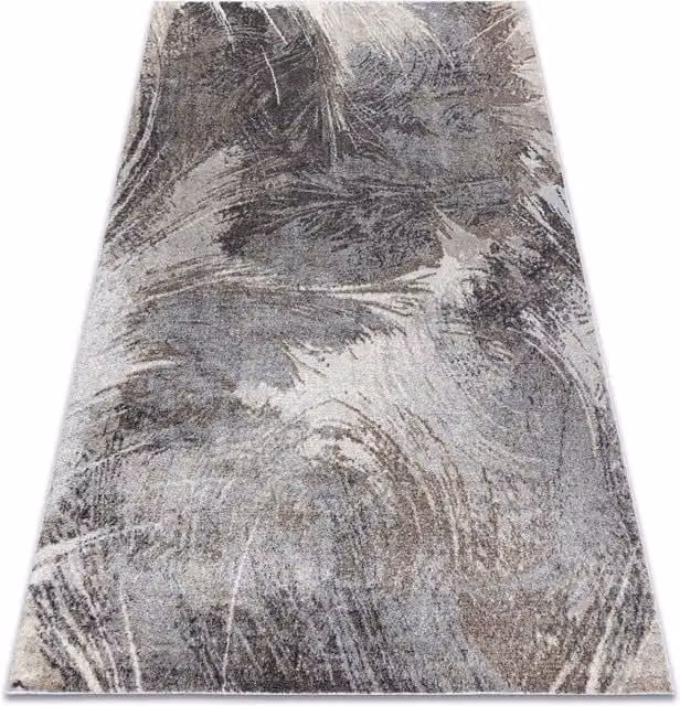 RugsX Fusion Geometric Modern Rug in Grey, W/D: 120 x 170 cm – 1