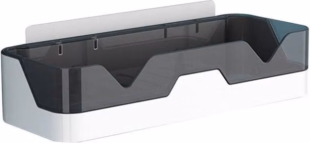 Nordara Self Adhesive Bathroom Shower Caddy Storage Organiser in Grey