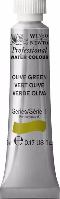 Winsor and Newton Professional Watercolour Paint, Olive Green, 5ml
