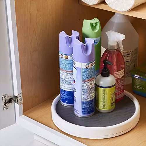 Copco White Plastic Non-Skid Lazy Susan Turntable, Diameter: 30 cm – 2