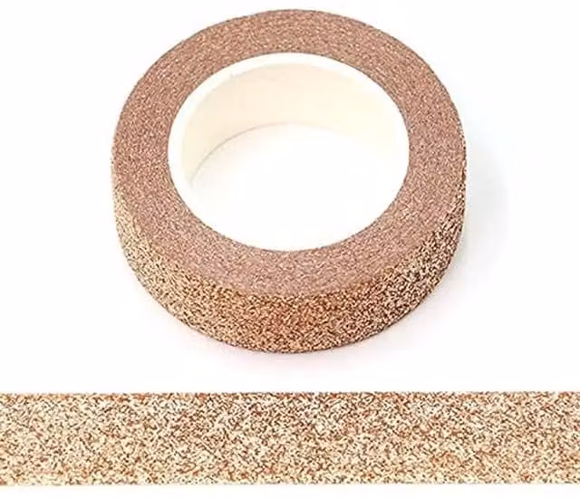 Syntego Set of 2 Gold and Yellow Washi Paper Tape