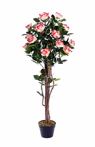 Best Artificial Rose Flower Tree, Multi-Coloured, Height: 120 cm – 1