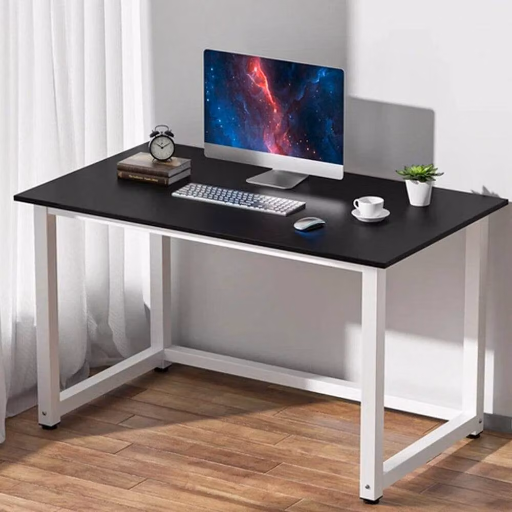 FORGEVIO Modern Study Computer Desk in Black, W/D/H: 120 x 60 x 75 cm – 2