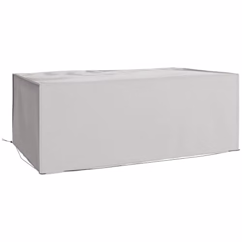 Outsunny Grey Waterproof Oxford Fabric Garden Sofa Cover, W: 210 cm, D: 140 cm, H: 80 cm