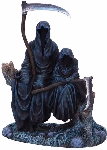 Nemesis Now Next In Line Reaper Figurine, Black, Height: 19 cm