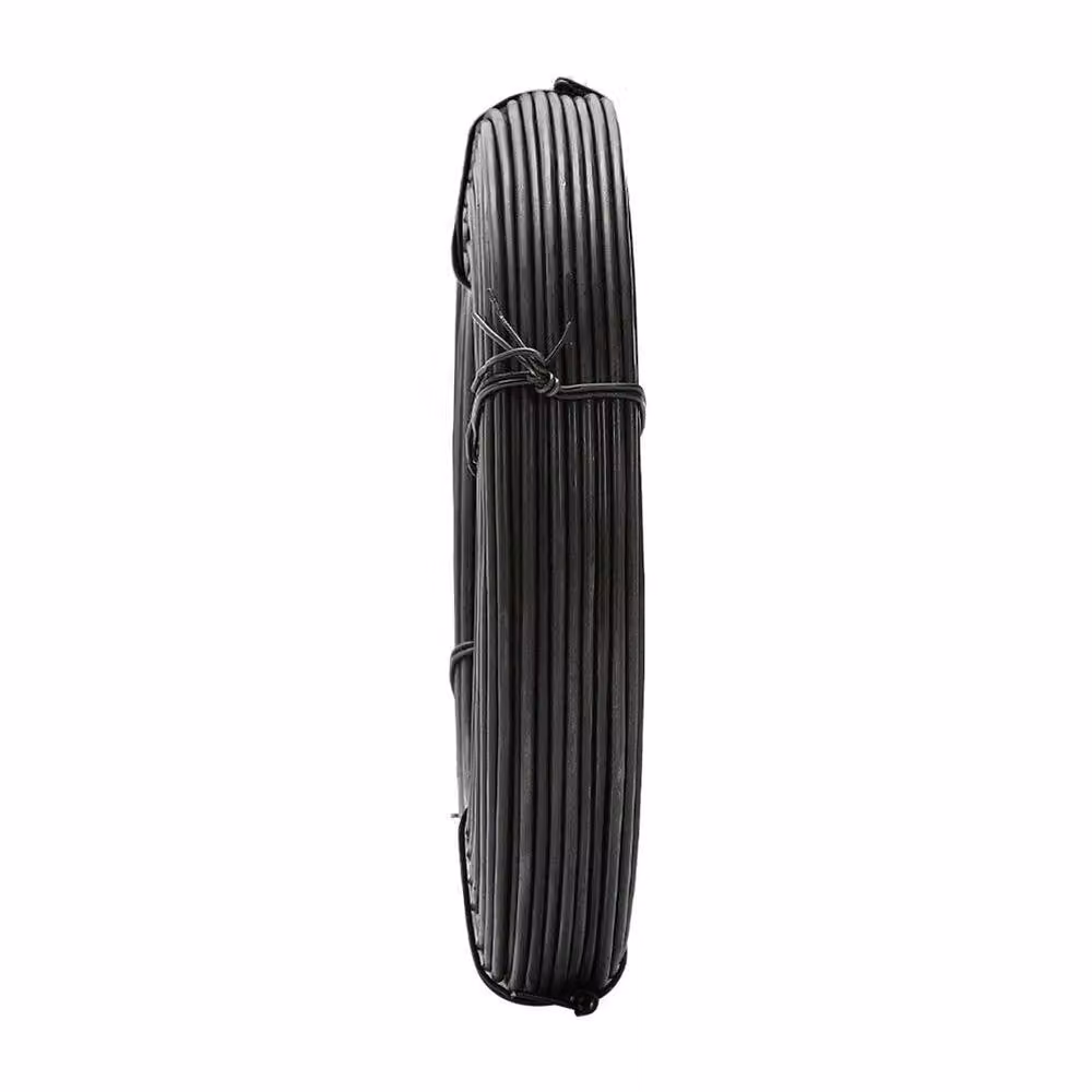NESTLUNE Black Coated Iron Garden Plant Support Wire Coil, 25m x 2.5mm, 1kg – 3