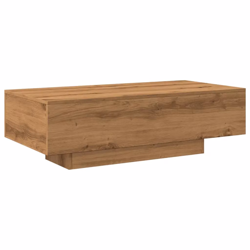 Berkfield Home Artisan Oak Coffee Table in Brown, W/D/H: 100 x 49.5 x 31 cm – 2