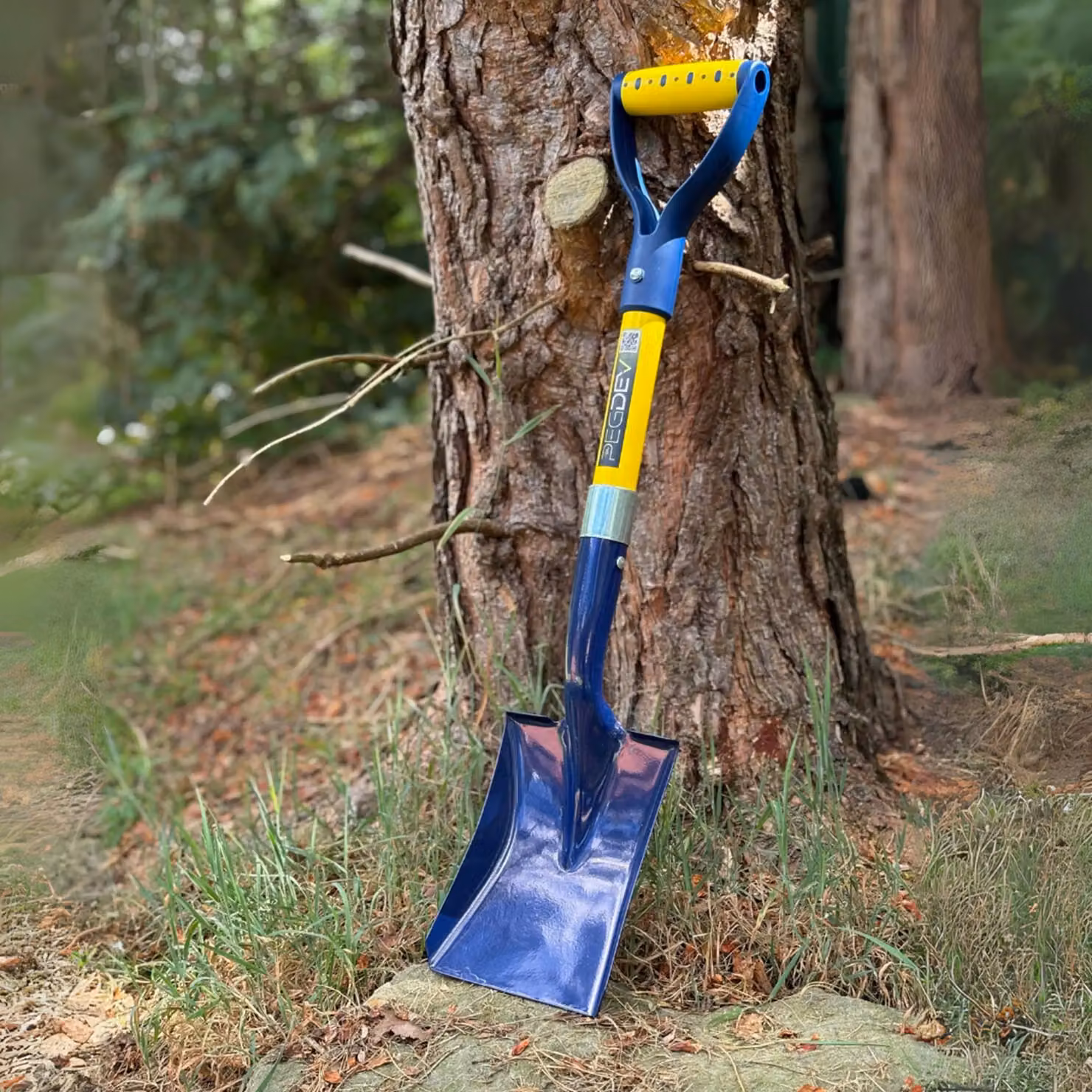 Pegdev Square Mouth Micro Shovel with Fibreglass Handle in Blue – 2