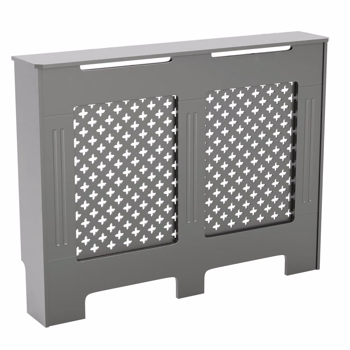 Home Discount Vida Designs Oxford Grey MDF Radiator Cover Heating Cabinet – 4