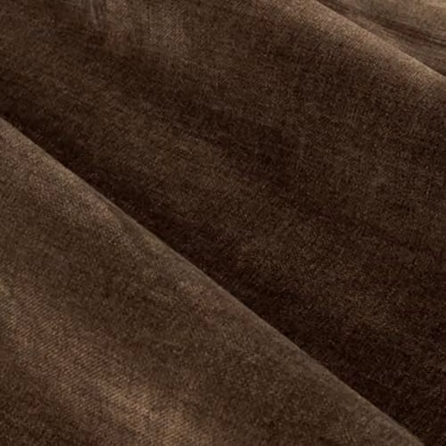 Yard Heavy Chenille Velvet Eyelet Curtain Pair in Brown, W: 229 cm, D: 183 cm – 5