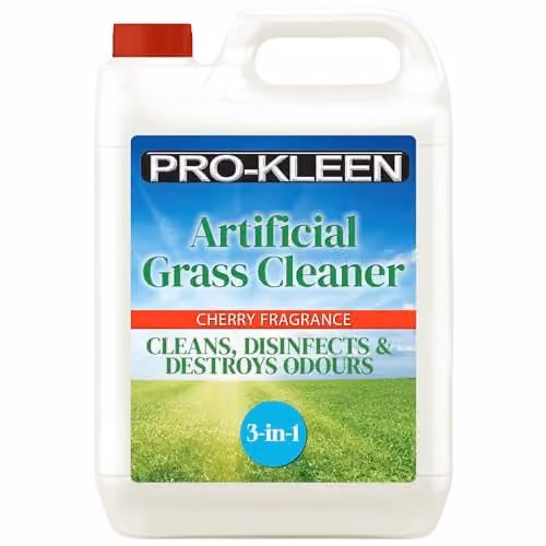 Pro-Kleen Artificial Grass Cleaner and Disinfectant with Cherry Fragrance, 5L Super Concentrate (Makes 15 Litres)