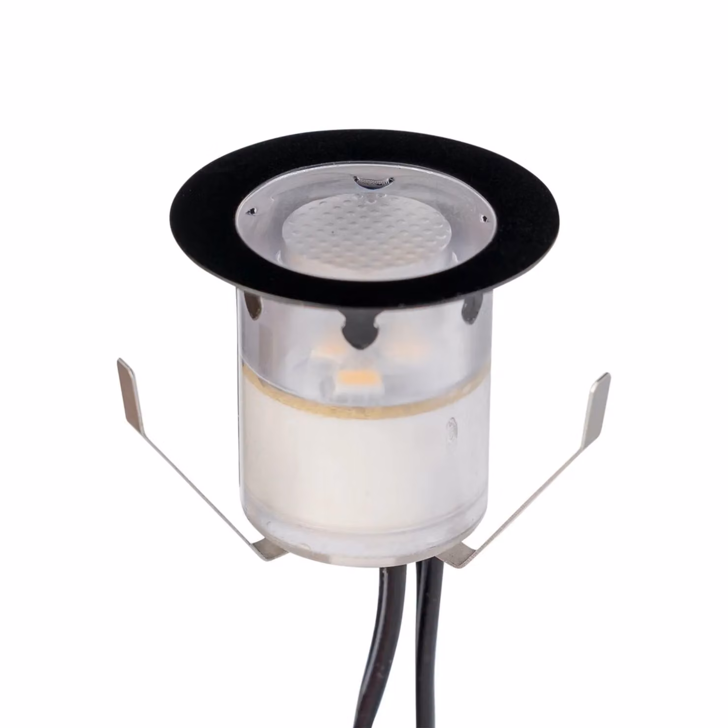First Choice Lighting Set of 10 Black IP67 Cool White LED Recessed Decking Kit – 3