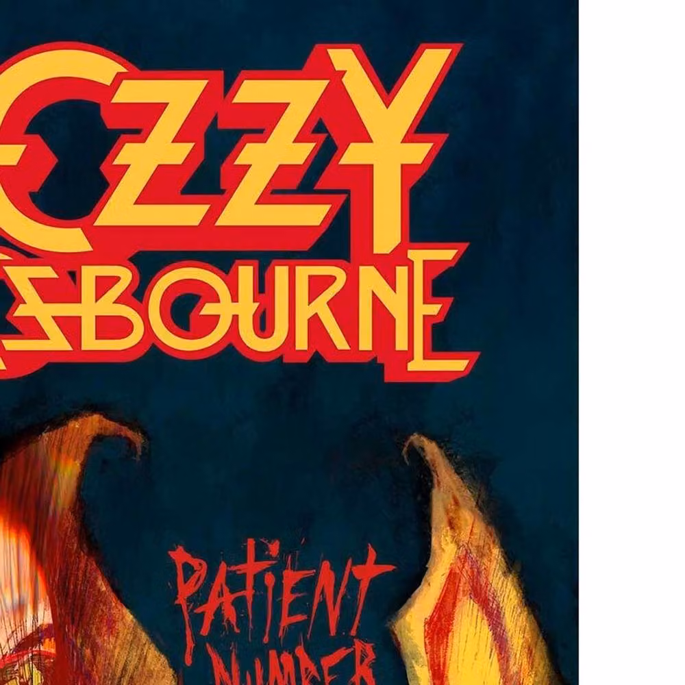 Ozzy Osbourne Patient No.9 Multicolour Textile Poster – 2