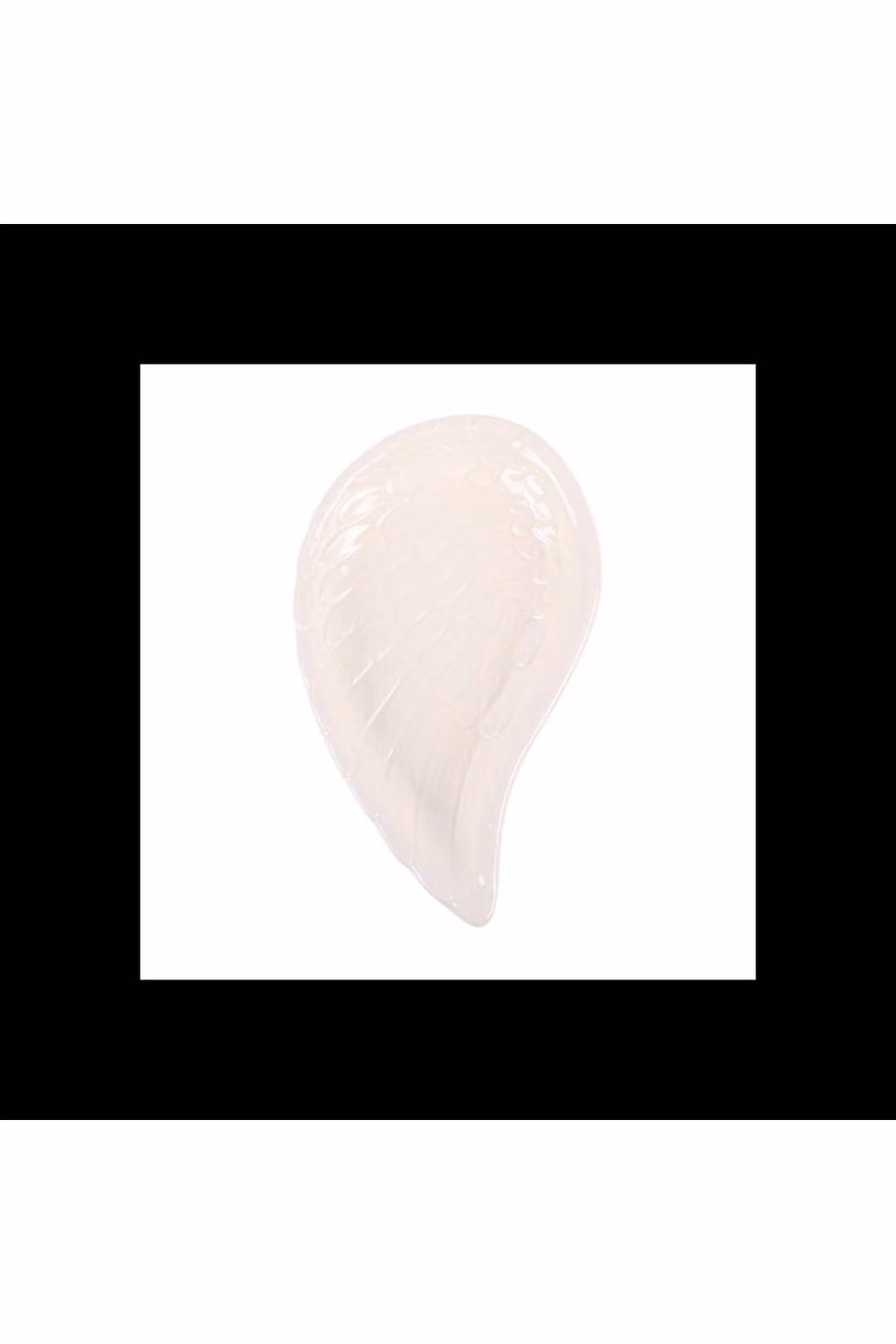 KDMD White Angel Wing Ceramic Trinket Dish and Jewellery Storage Plate – 2