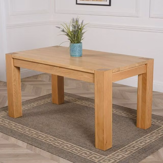 Thats Furniture Kuba Square Oak Dining Table, Brown