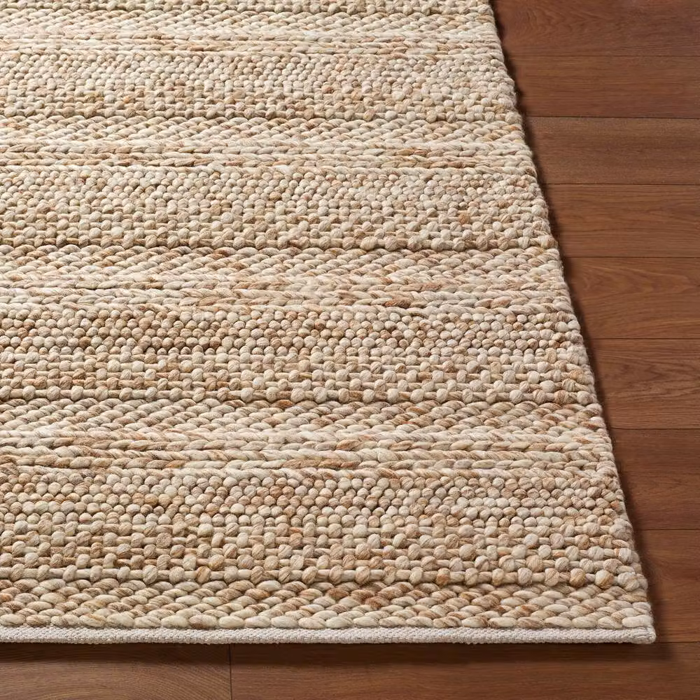 Livabliss Tahoe II Hand Woven Wool Global Living Rug in Beige and Brown, W: 150 cm, D: 240 cm – 3