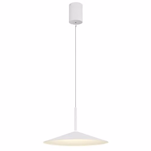 Netlighting Lampone Dome LED Pendant Ceiling Light in White Matt with 4000K Cool White Light – 1