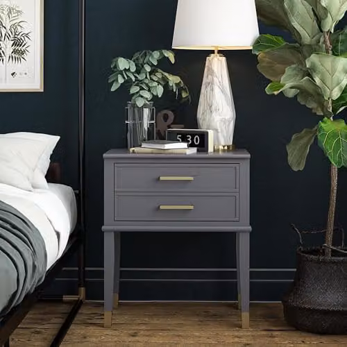 DHP Furniture Westerleigh End and Side Table, Grey, D/W/H: 40 x 60 x 72 cm – 4
