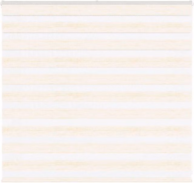 Berkfield Home Zebra Blind in Marble Beige, Polyester Fabric, W: 100 cm, H: 165 cm