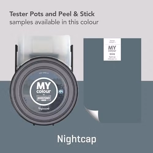 Johnstone's MY Colour Luxurious Durable Matt Paint in Nightcap Grey, 2.5L – 3