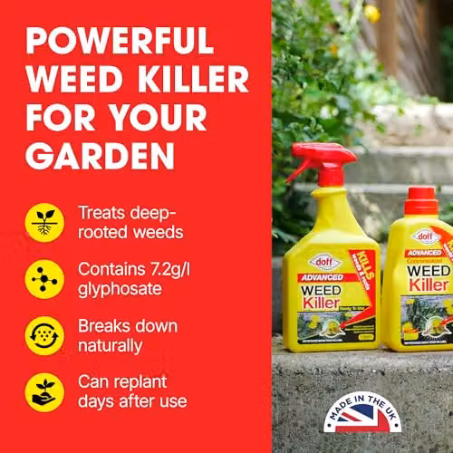 Doff Advanced Weedkiller for Lawns, 1 l – 3