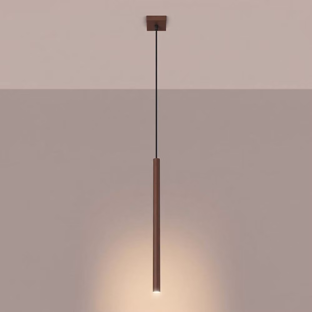 Sollux Lighting Modern Brown Pendant Lamp, W/D/H: 120 x 8 x 8 cm – 3
