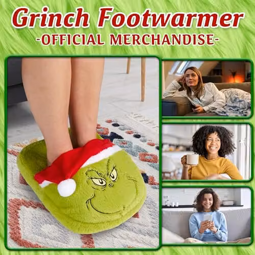 Get Trend Green Grinch Fleece Foot Warmer for Women and Teens – 2
