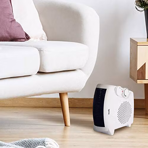 Igenix 2kW Portable Fan Heater with Thermostat and Overheat Protection, White – 2