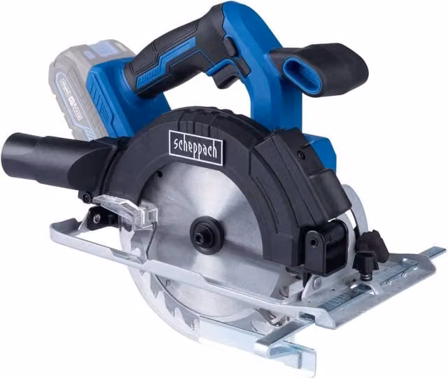 Scheppach C-HCS165-X Cordless Circular Saw 20V Blue with 165mm Blade and 53mm Cut Depth – 1