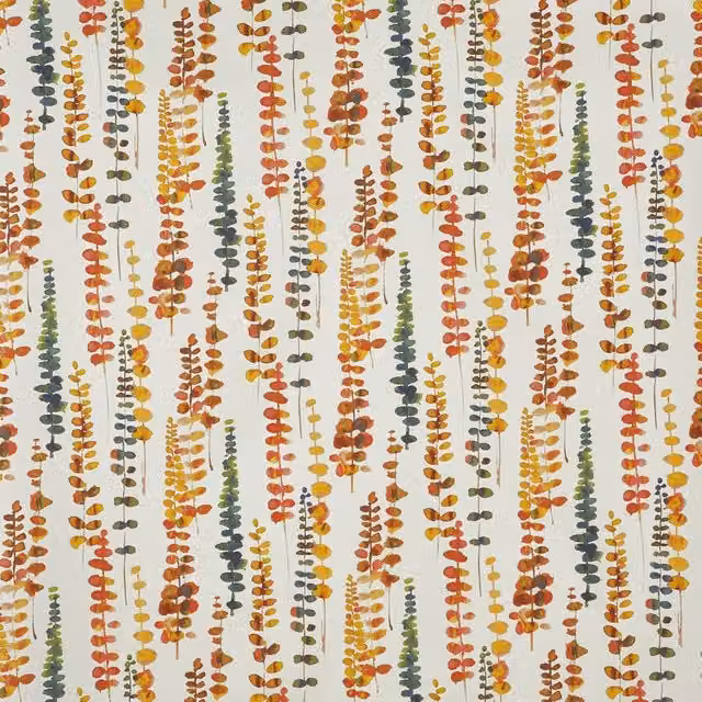 Prestigious Textiles Santa Maria Fabric Tango in Multicolour and Orange