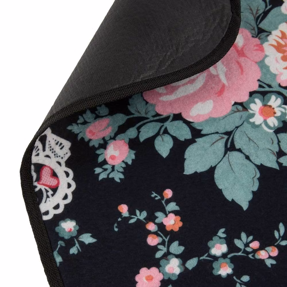 Regatta Cath Kidston Floral Picnic Rug in Black with Waterproof Padded Underside – 3