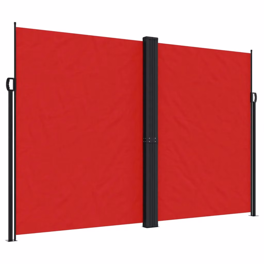 Berkfield Home Retractable Side Awning in Red, W/H: 600 x 220 cm – 2