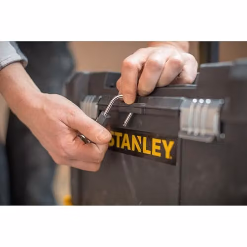 Stanley Stackable Rolling Workshop Toolbox with Inserts, Black – 9