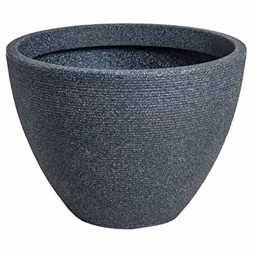 Strata Large Valencia Planter Tub in Grey, W: 40 cm, D: 40 cm, H: 30 cm