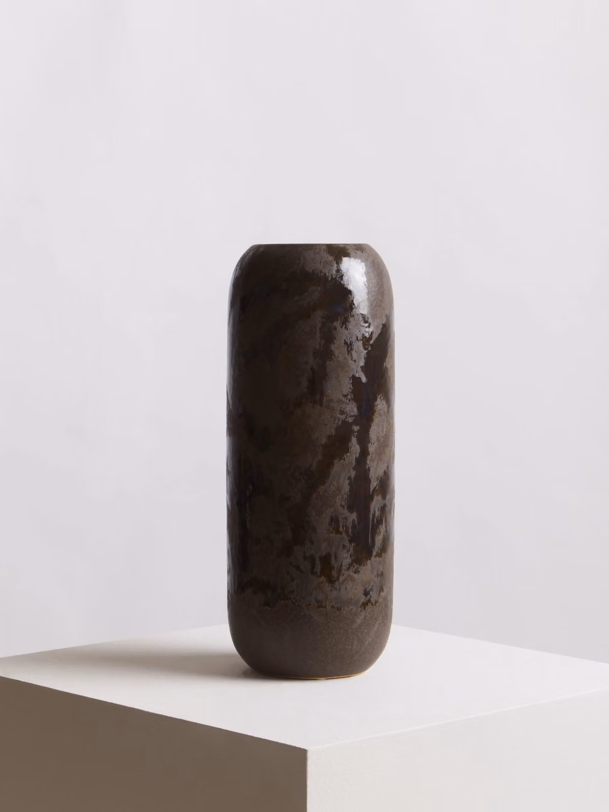 Orsina Brown Ceramic Boho Chic Decorative Vase – 3