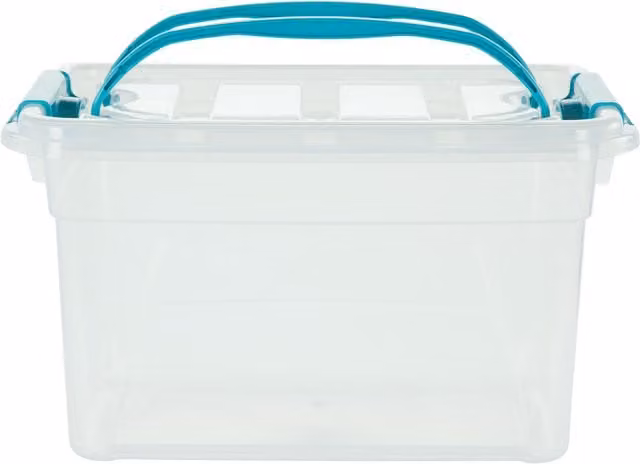 Whitefurze Stackable Transparent Plastic Carry Box Set