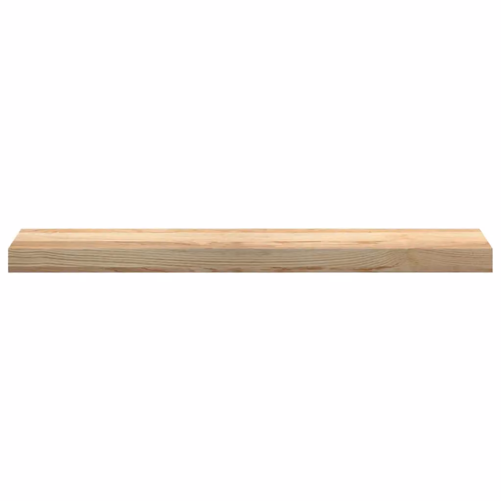 Berkfield Home Set of 2 Untreated Solid Oak Wood Window Sills in Brown, W: 80 cm, D: 15 cm, H: 2 cm – 2