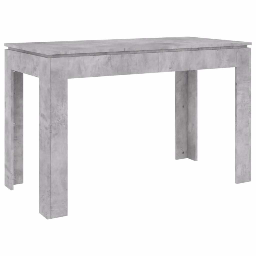 Berkfield Home Modern Rectangular Dining Table in Grey, W/D/H: 120 x 60 x 76 cm – 2
