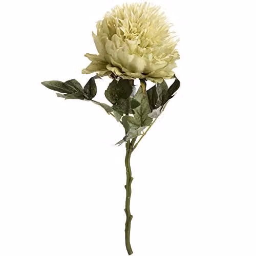 Hill Interiors Green Peony Multicolour Artificial Floral Tabletop Decoration – 1